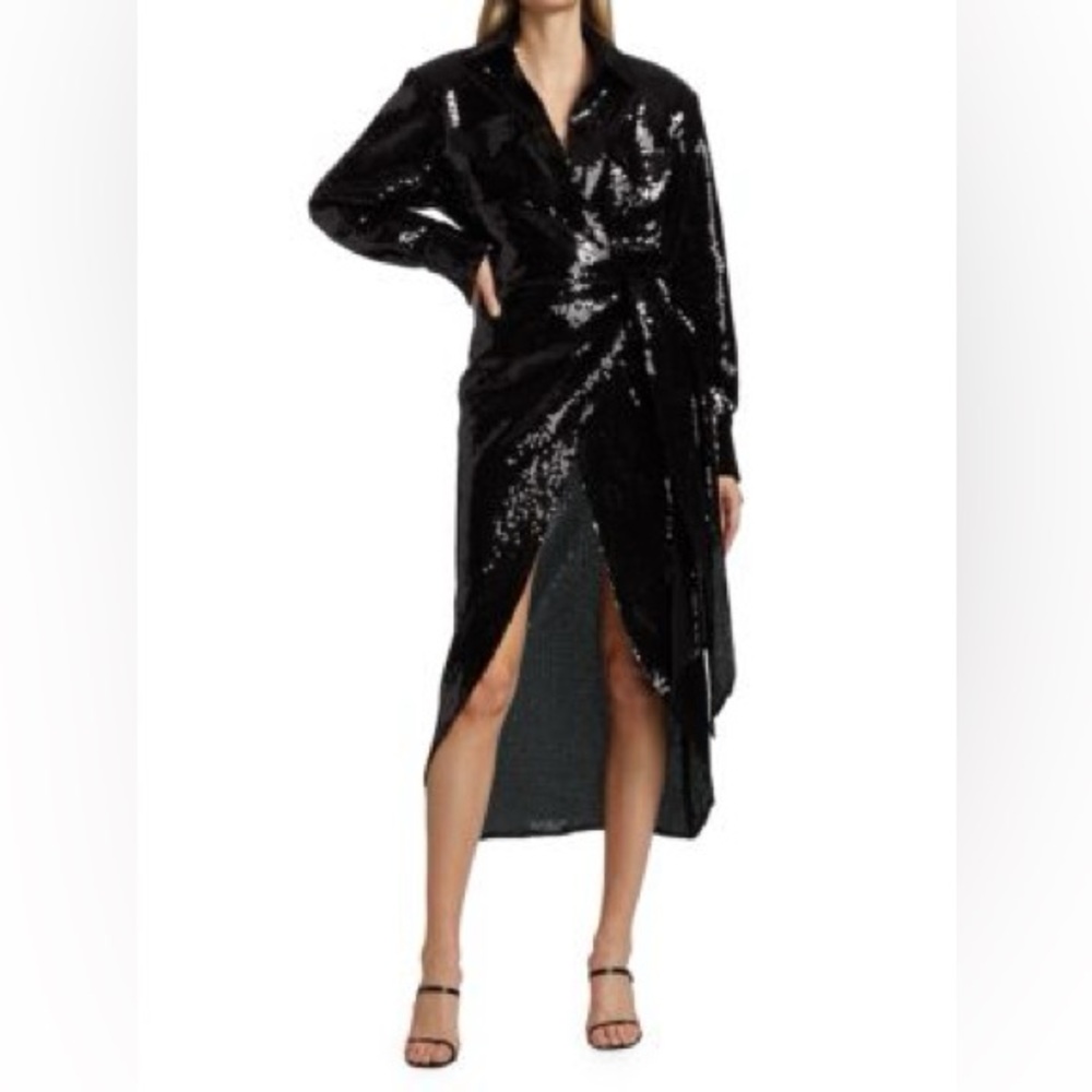 UNLTD black velvet dress